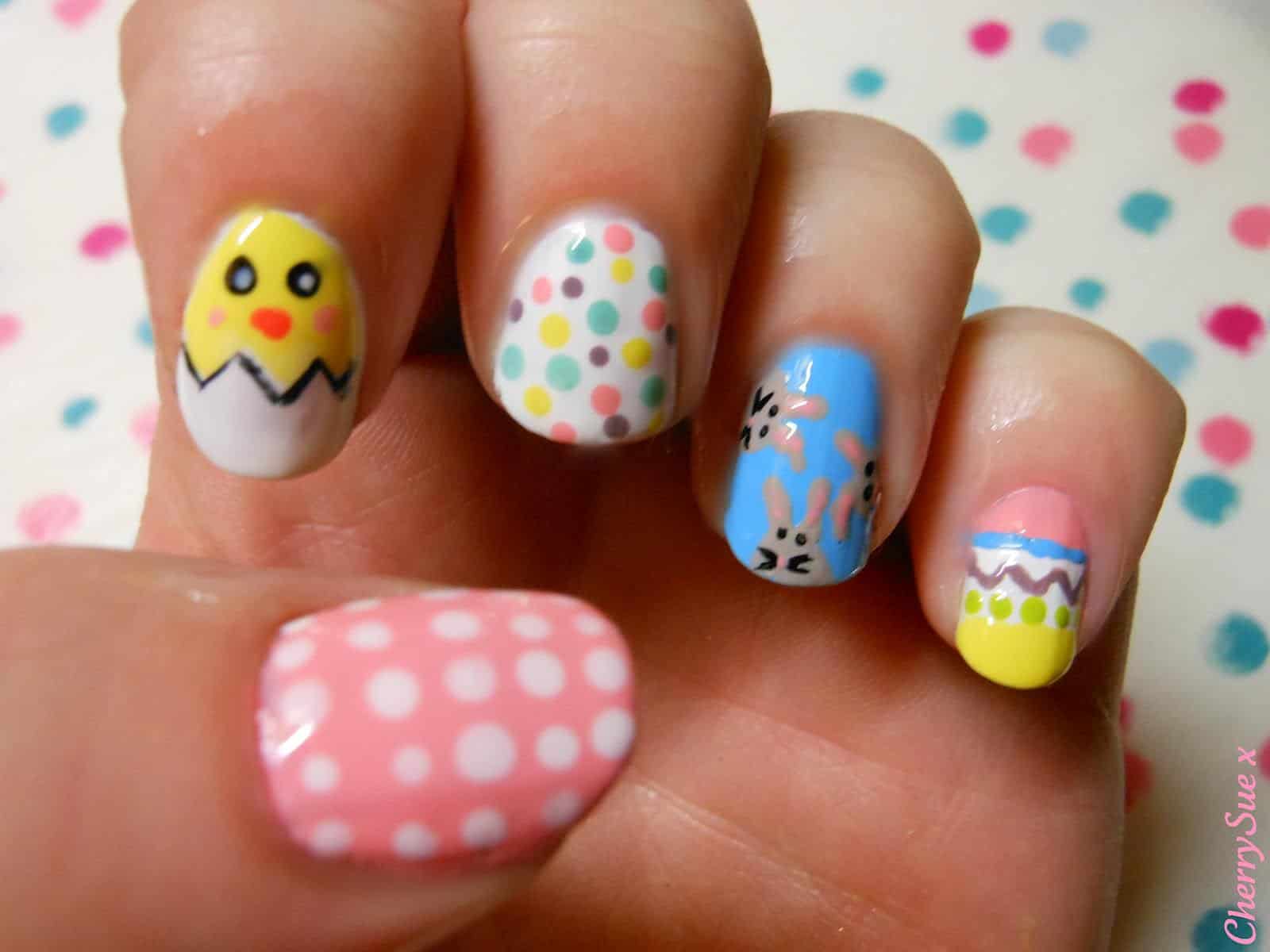 Nail Art Designs Easter 50+ Cute Bunny Nail Designs For Easter ...